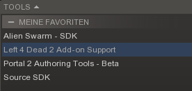 Allein die Auswahl des passenden Source SDK's ist eine kleine Herausforderung.